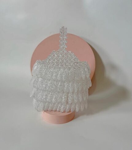 CARIBBEAN BAG  - clear icy white