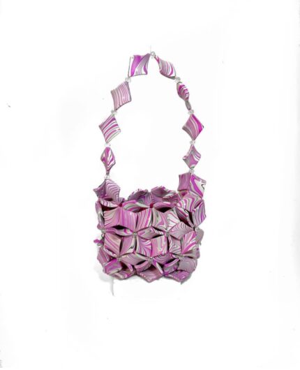 COMINO BAG-pink stripe