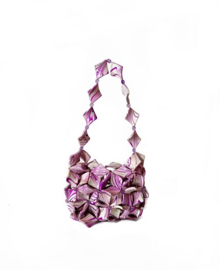 COMINO BAG-purple stripe