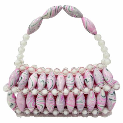 ELSA BAG - baby pink stripes