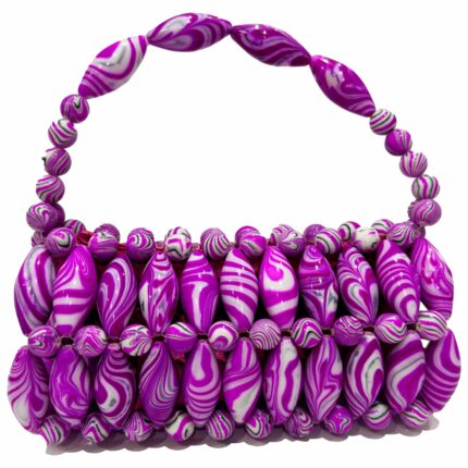 ELSA BAG - fuschia stripes