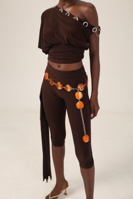 Reno waist belt 3 : chestnut