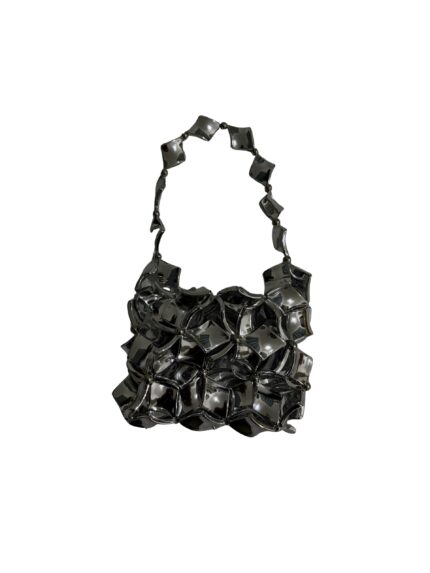 COMINO BAG - metallic silver