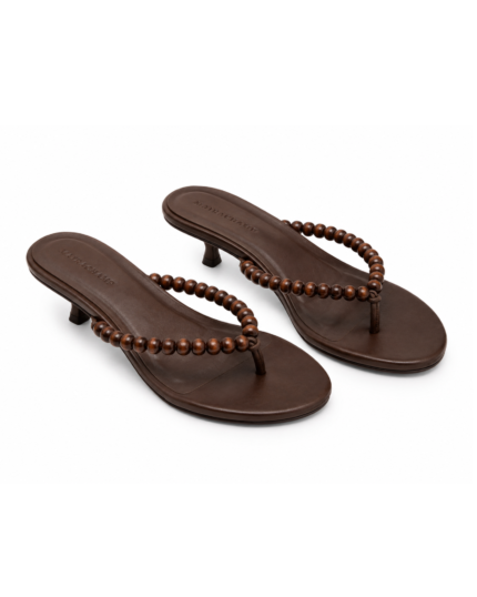 ADUN KITTEN HEELS - coconut
